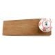 2 Pieces Red Floral Crackle Wooden Door Stopper